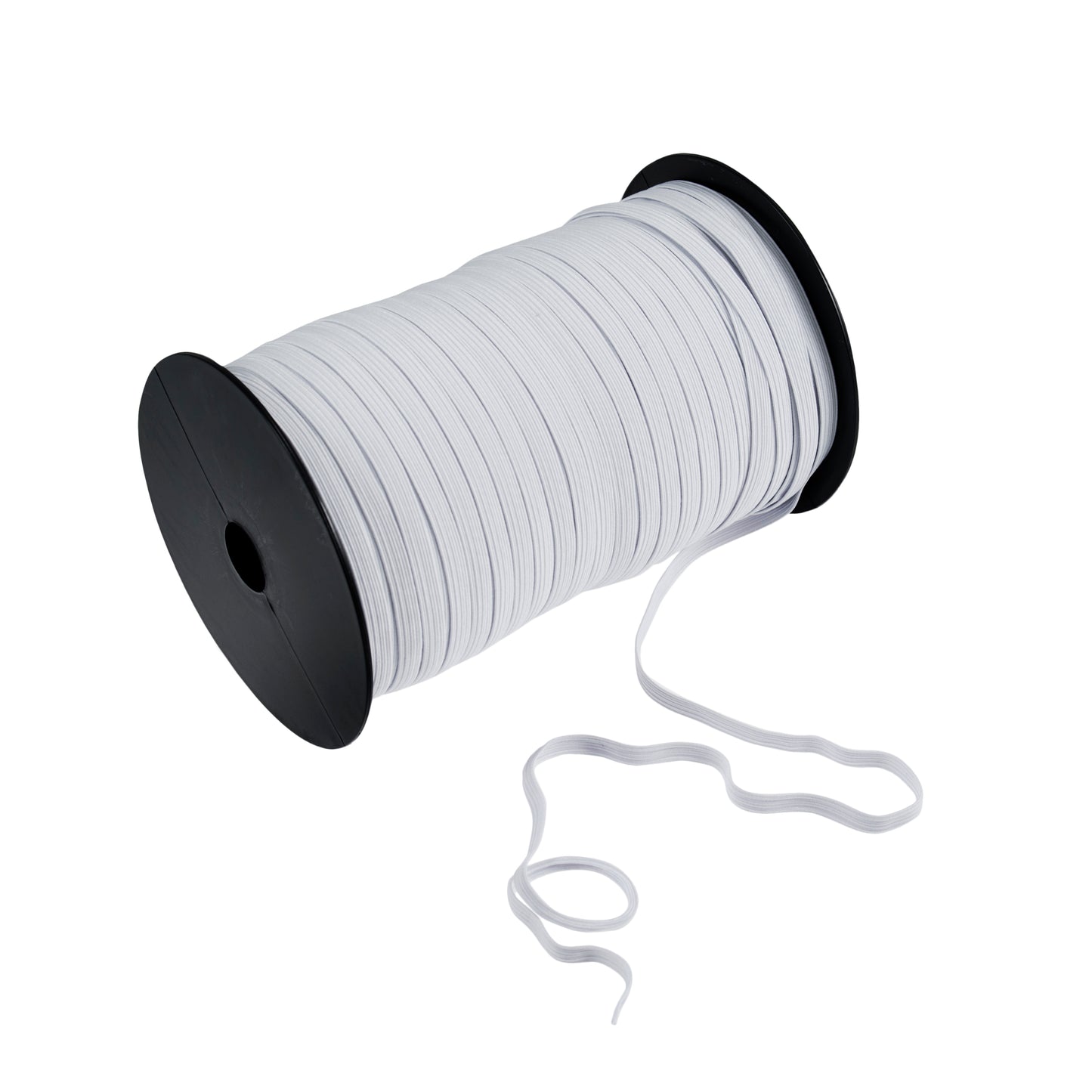 Braided Elastic: White