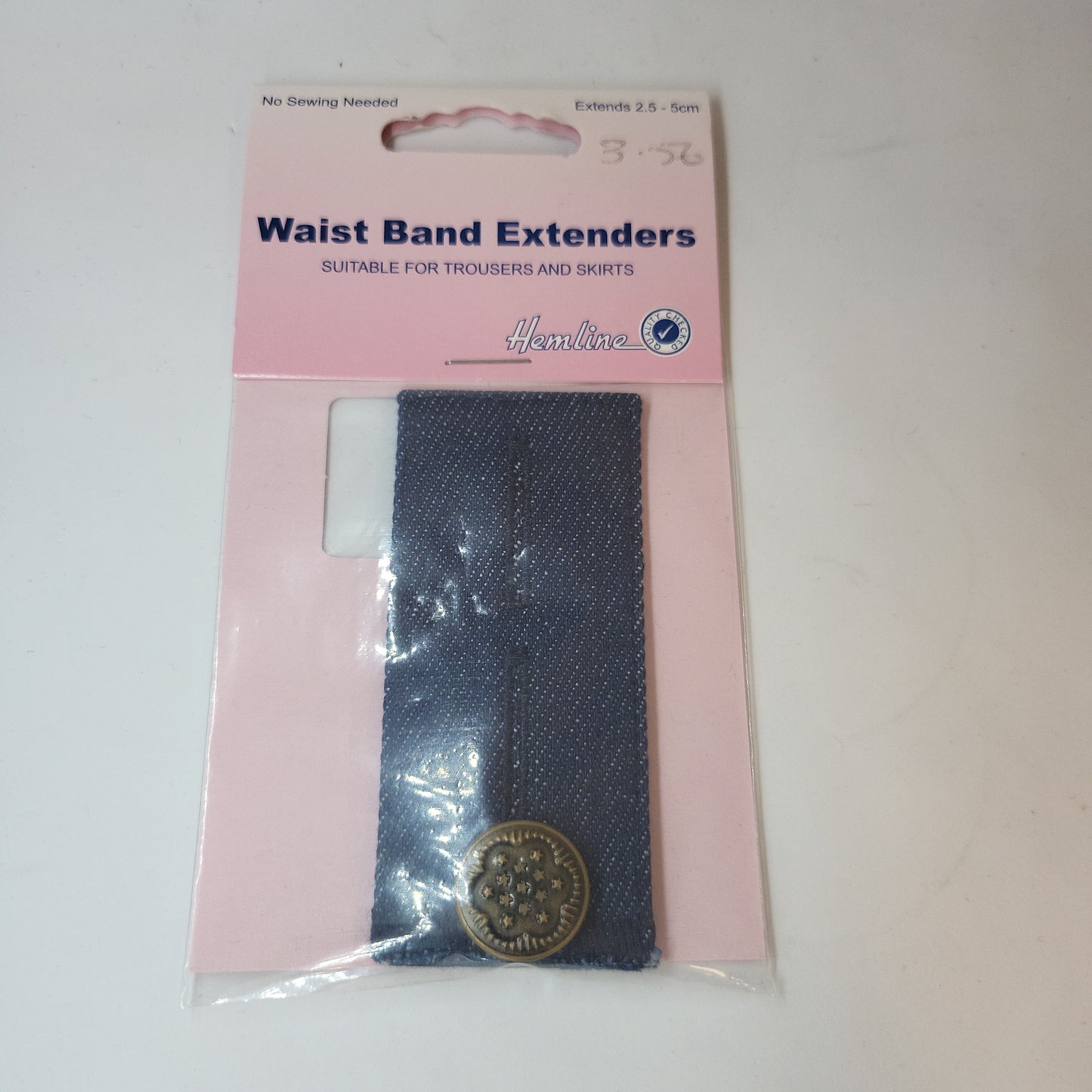 Waistband Extender Button: Black