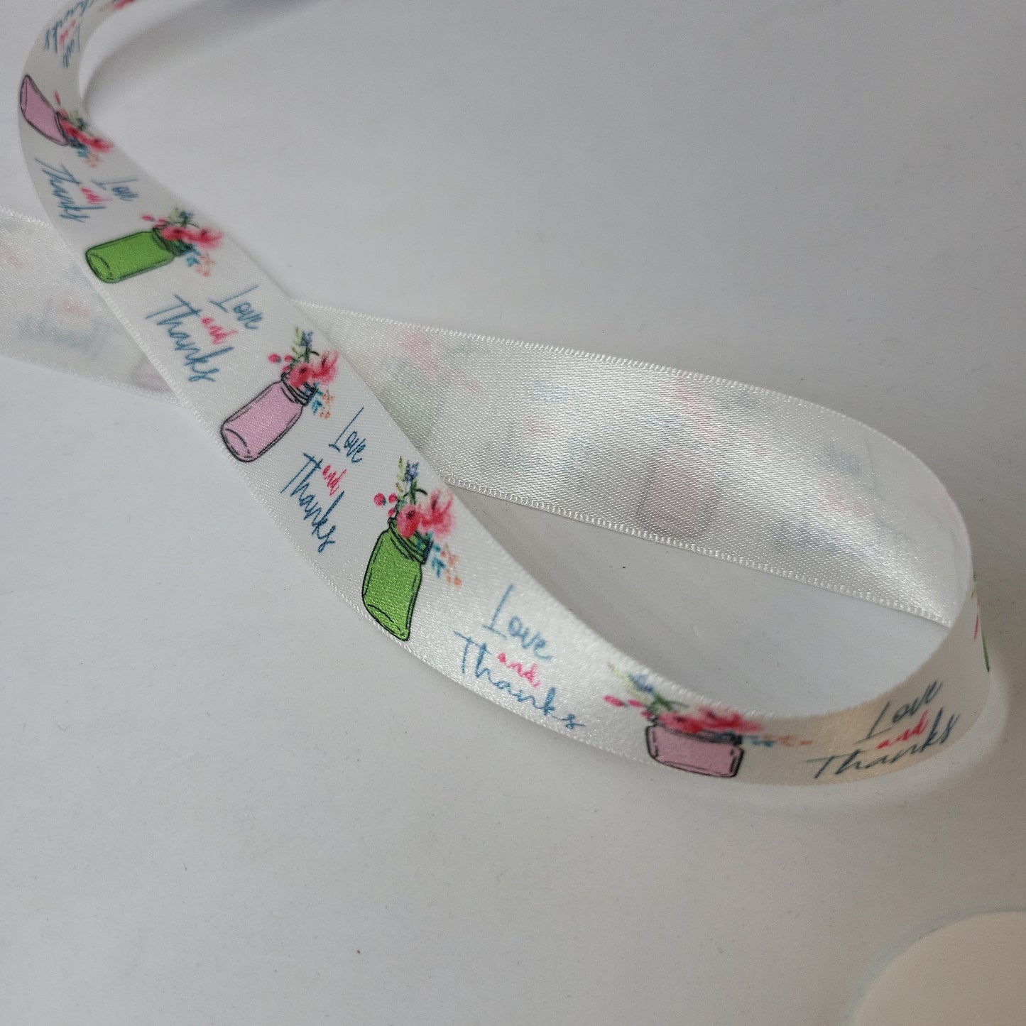 Ribbon: Love & Thanks: 1 Metre