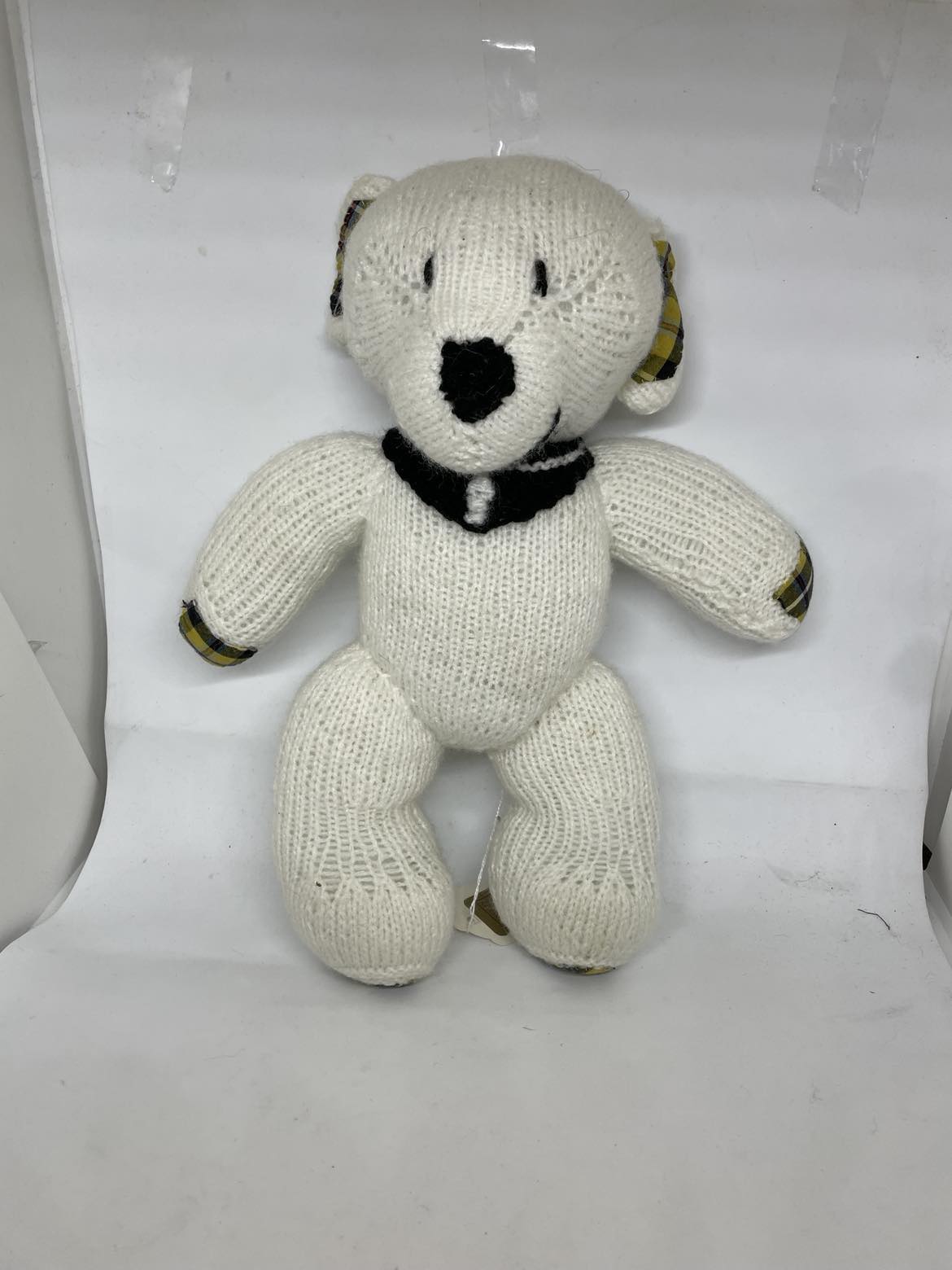 Teddy With Tartan Trim