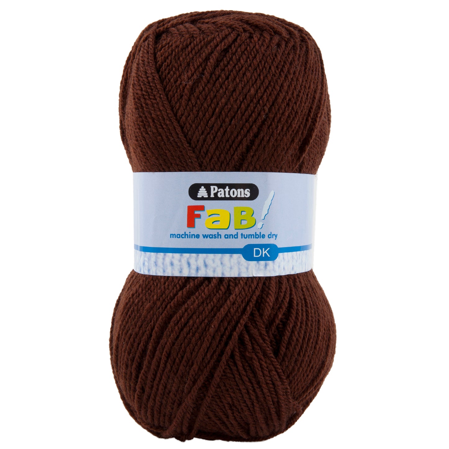 Fab: Double Knitting: 100g: Chocolate