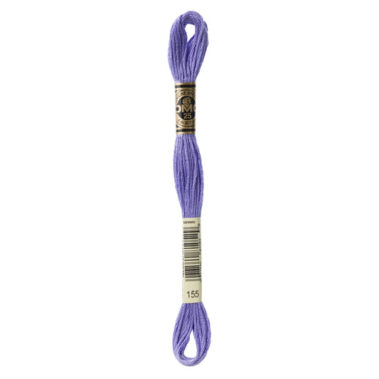 155 Mouliné Stranded Cotton: 8m: Skeins
