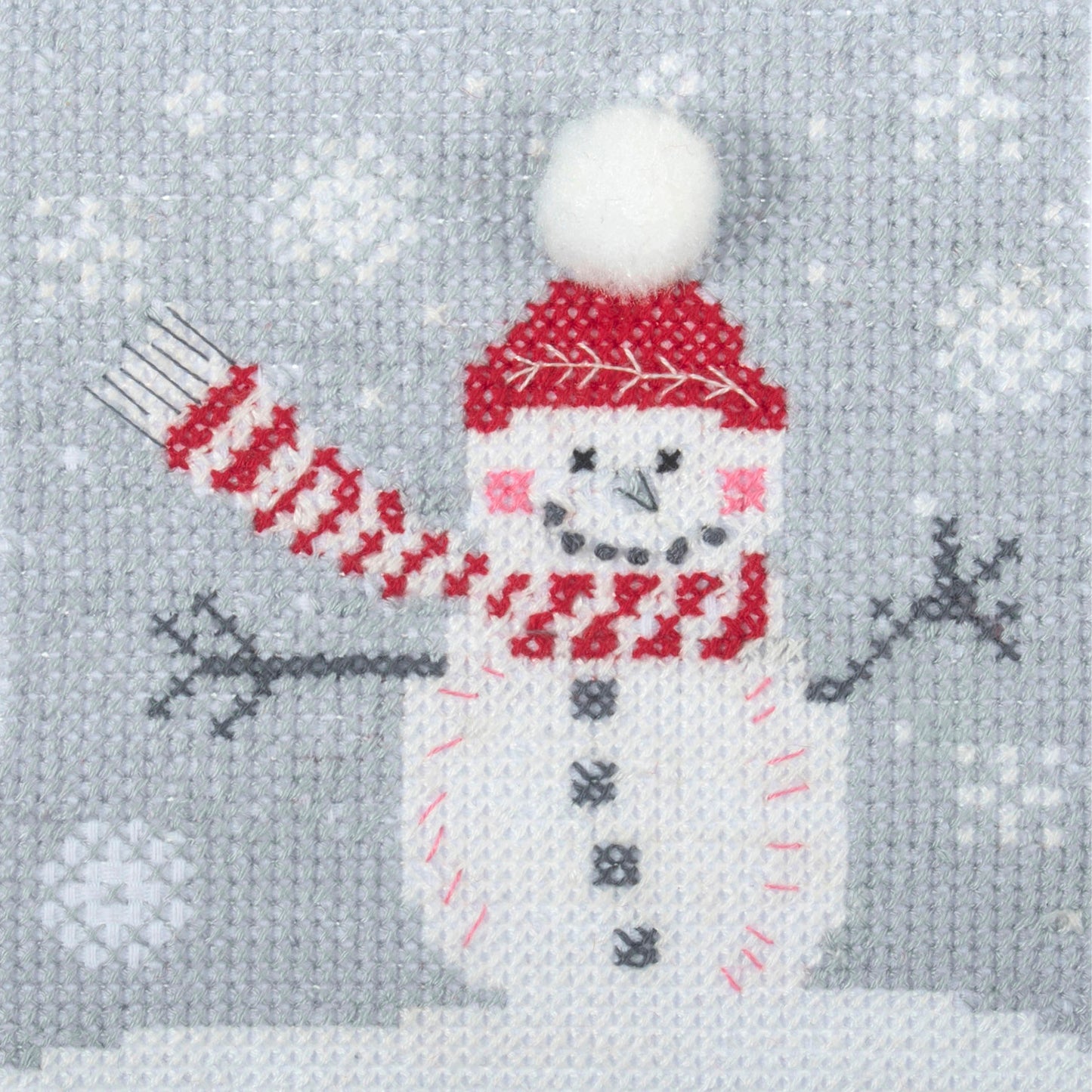 Counted Cross Stitch Kit: Snowman