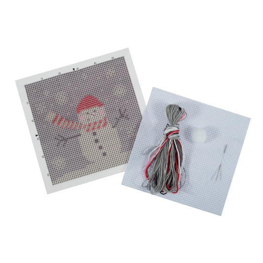 Counted Cross Stitch Kit: Snowman