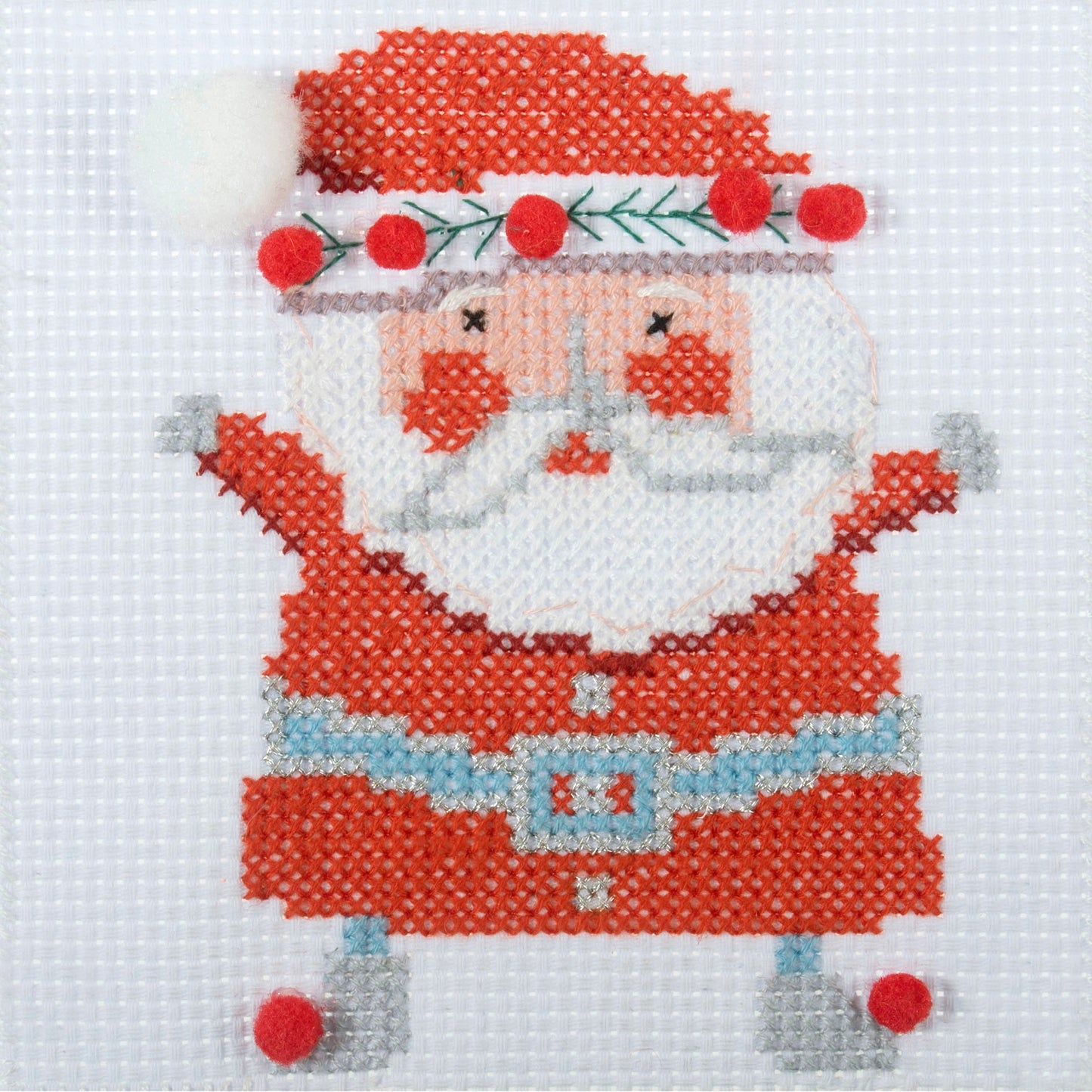 Counted Cross Stitch Kit: Santa