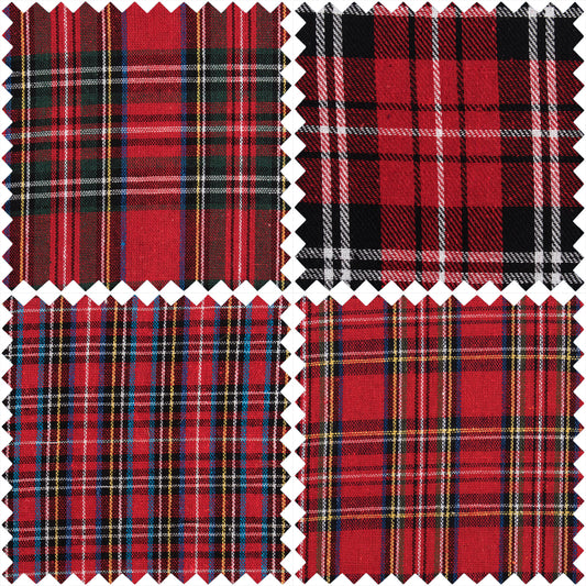 Fat Quarters: Tartans: Bundle of 4