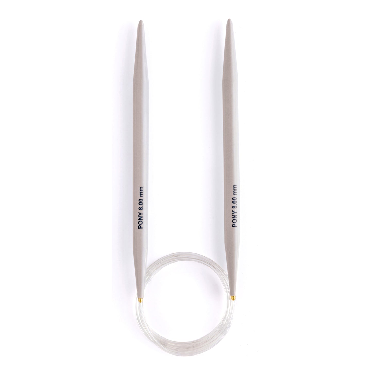 Knitting Pins: Circular: Fixed: Classic: 80cm x 8.00mm