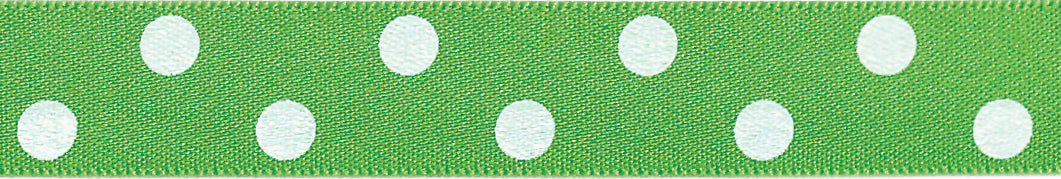 Ribbon: Polka Dot: Meadow: 1 Metre