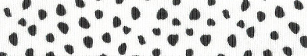 Ribbon: Dalmation: 1 Metre