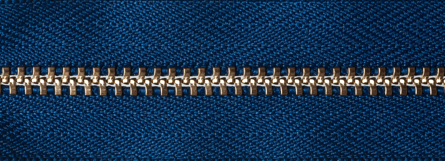 Brass Trouser Zip