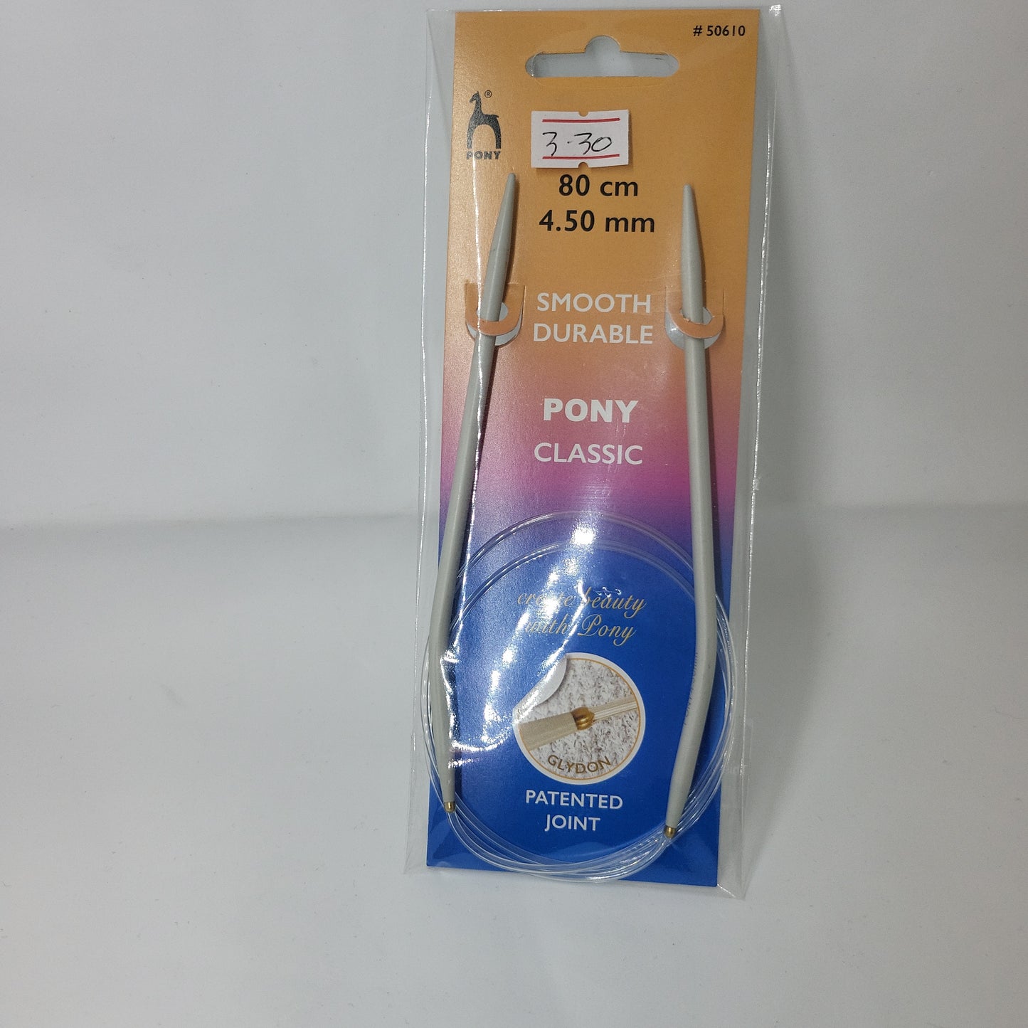 Knitting Pins: Circular: Fixed: Classic: 80cm x 4.50mm