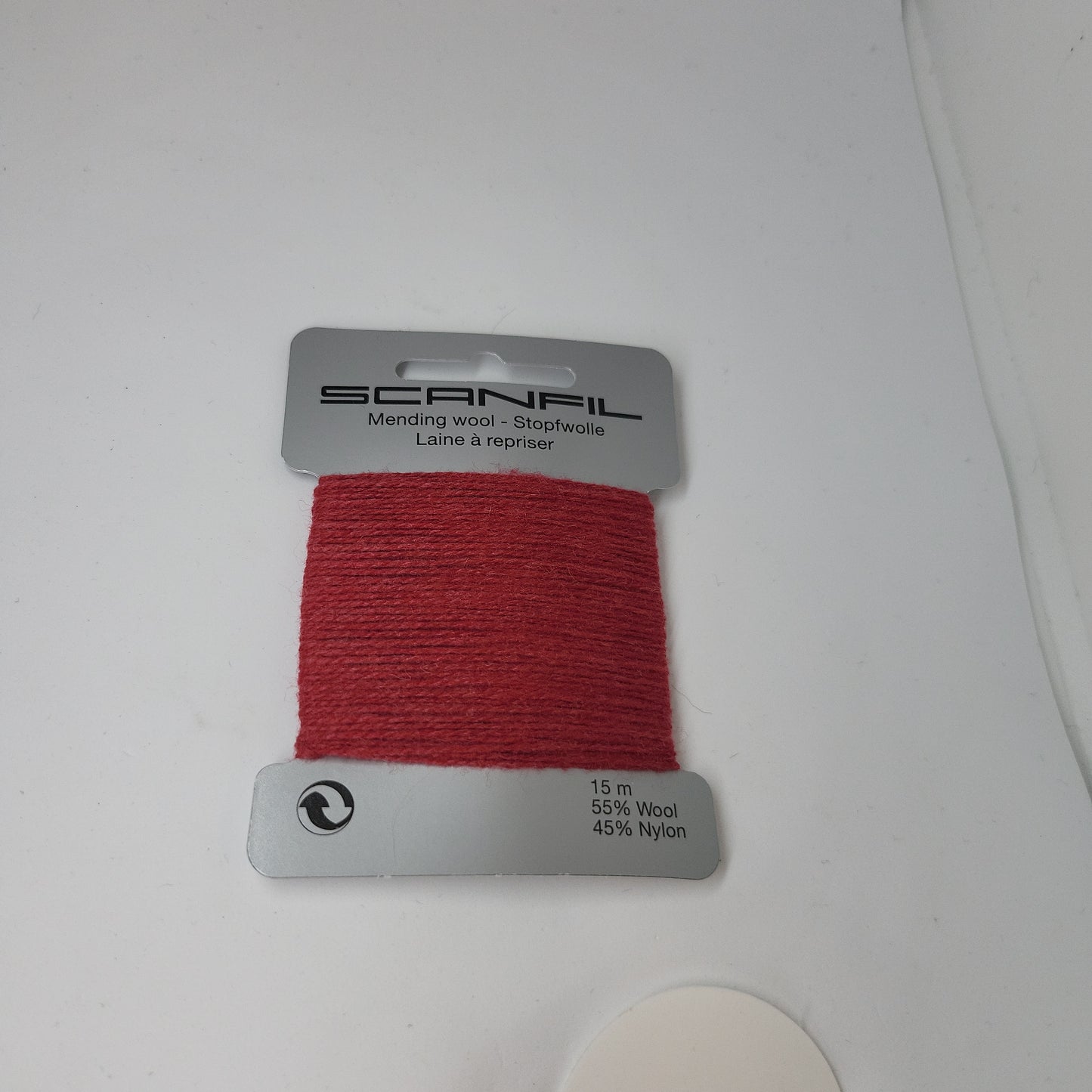 Wine Red 057 Scanfil Mending Wool