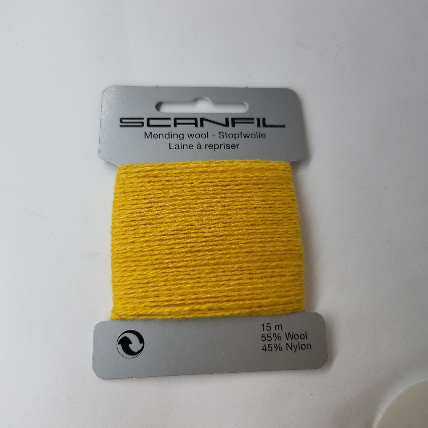 Sunflower Yellow 087 Scanfil Mending Wool