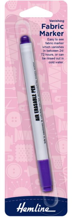 Pen: Fabric Marker: Vanishing