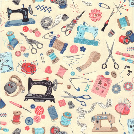 Sew Vintage Fabric - 1 Metre