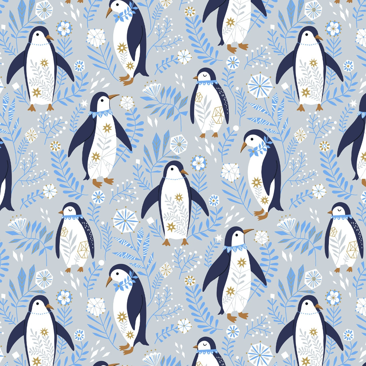 Arctic Grey Fabric - 1 Meter