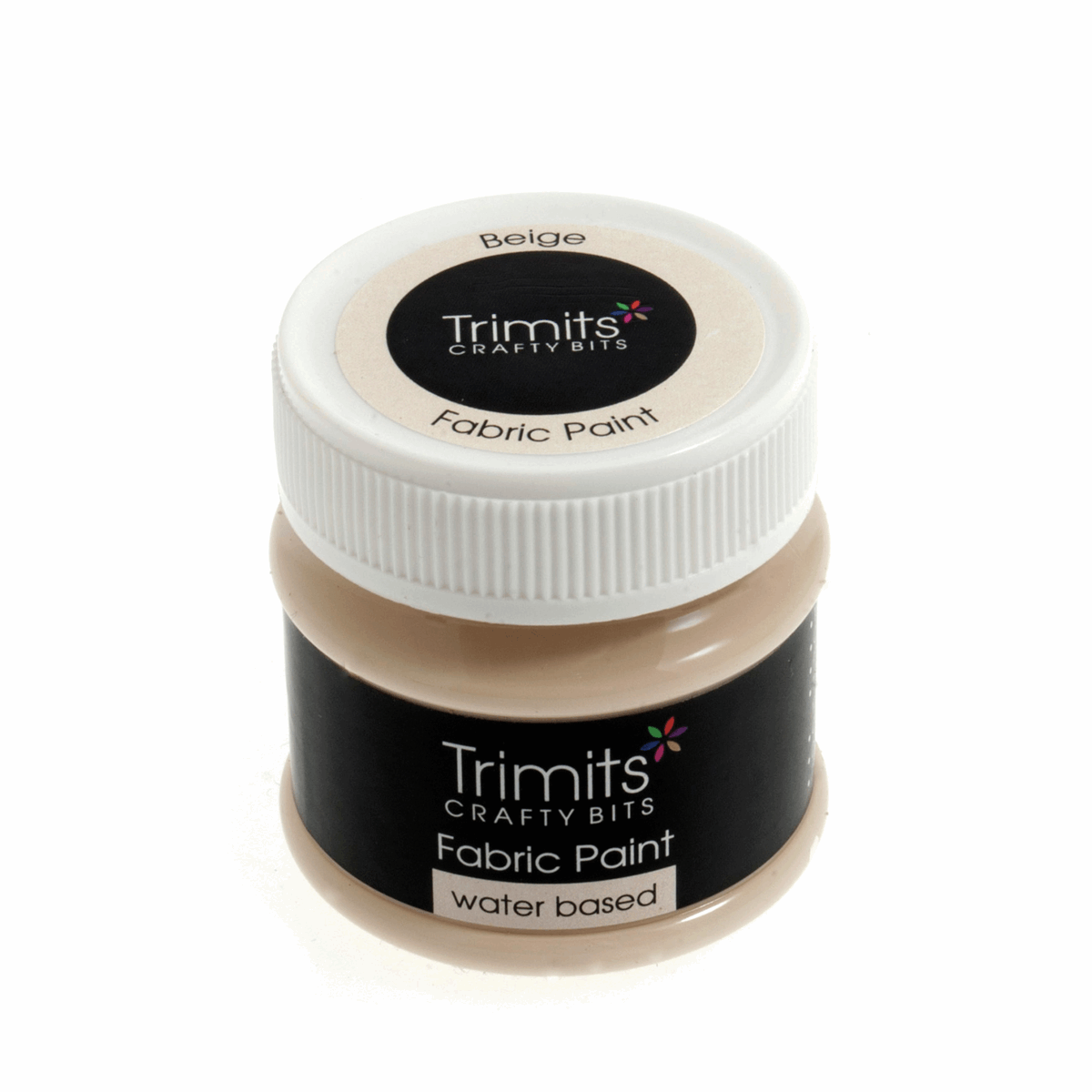 Trimits Fabric Paint: 50ml Pot: Beige