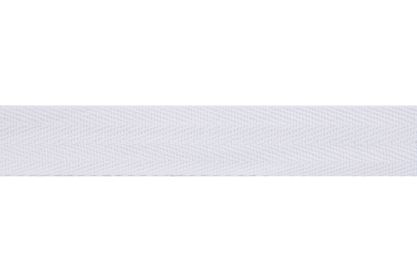 Trim: Tape: Herringbone: White: 1 Metre