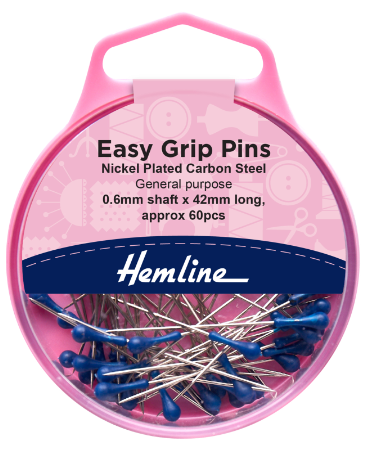 Pins: Easy Grip: 42mm: Blue