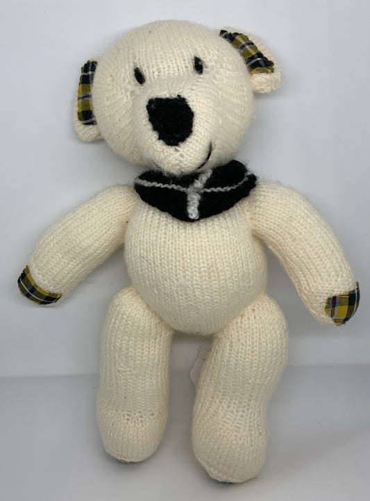 Teddy With Tartan Trim