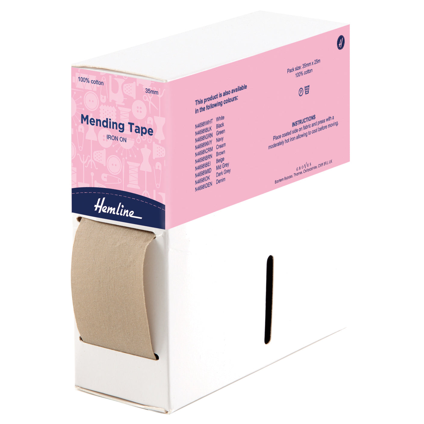 Iron-On Mending Tape: 35mm