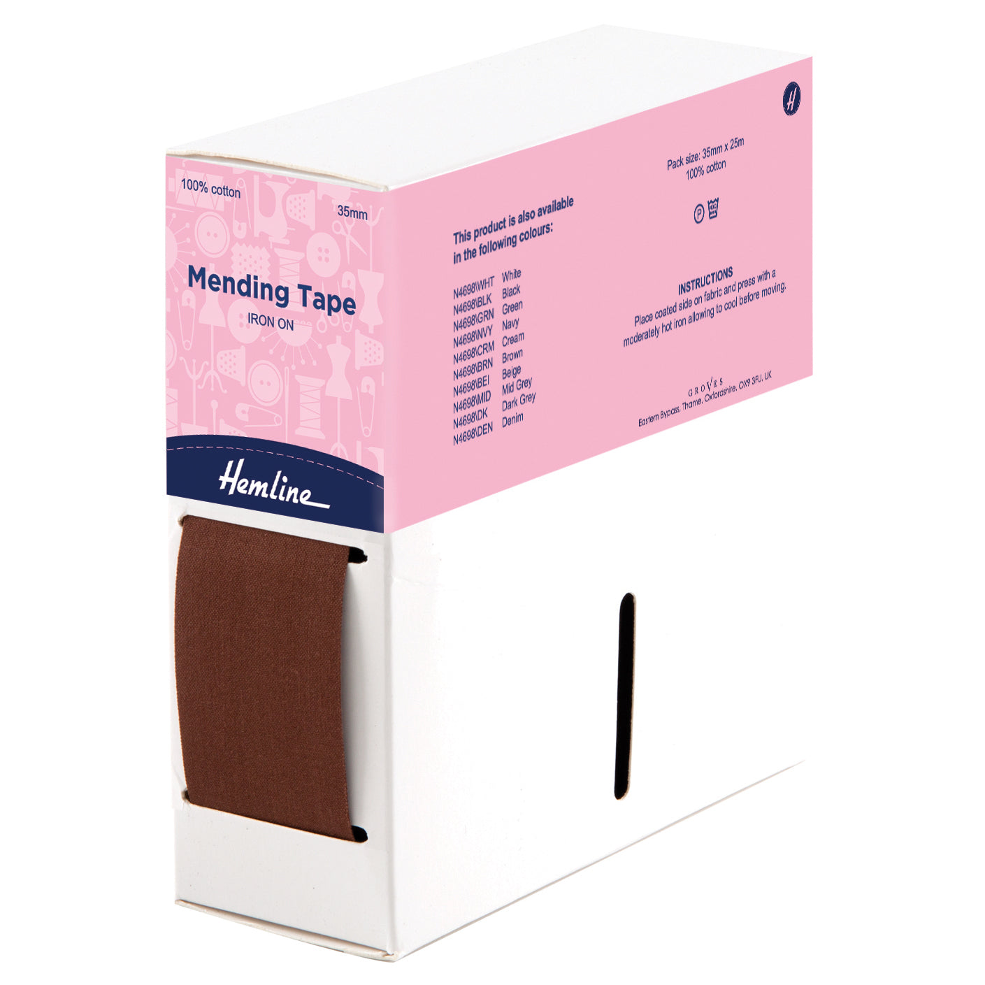 Iron-On Mending Tape: 35mm