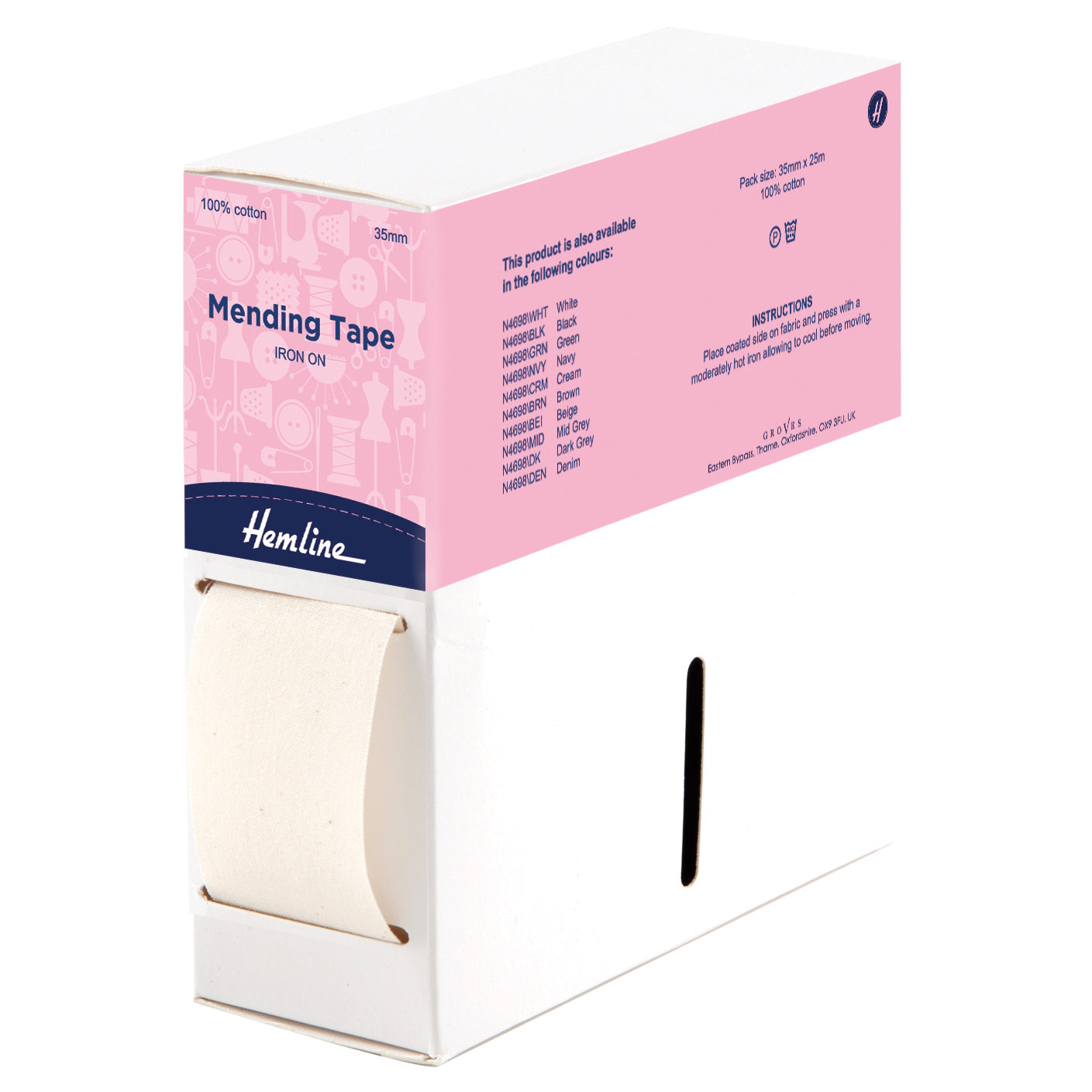 Iron-On Mending Tape: 35mm