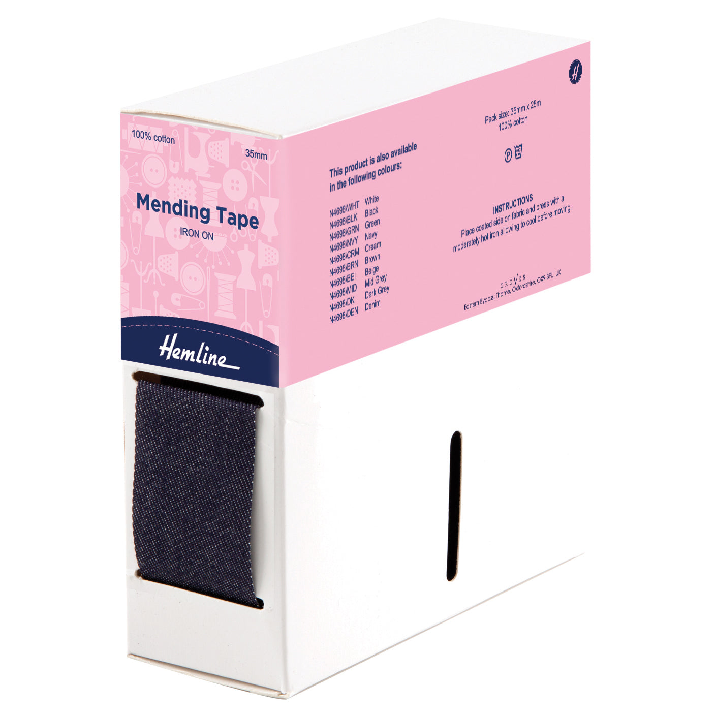 Iron-On Mending Tape: 35mm