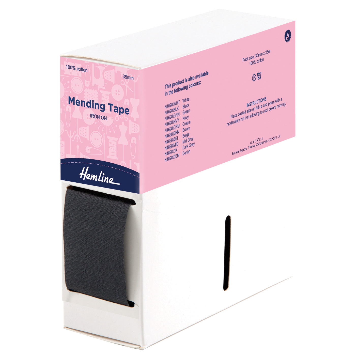 Iron-On Mending Tape: 35mm