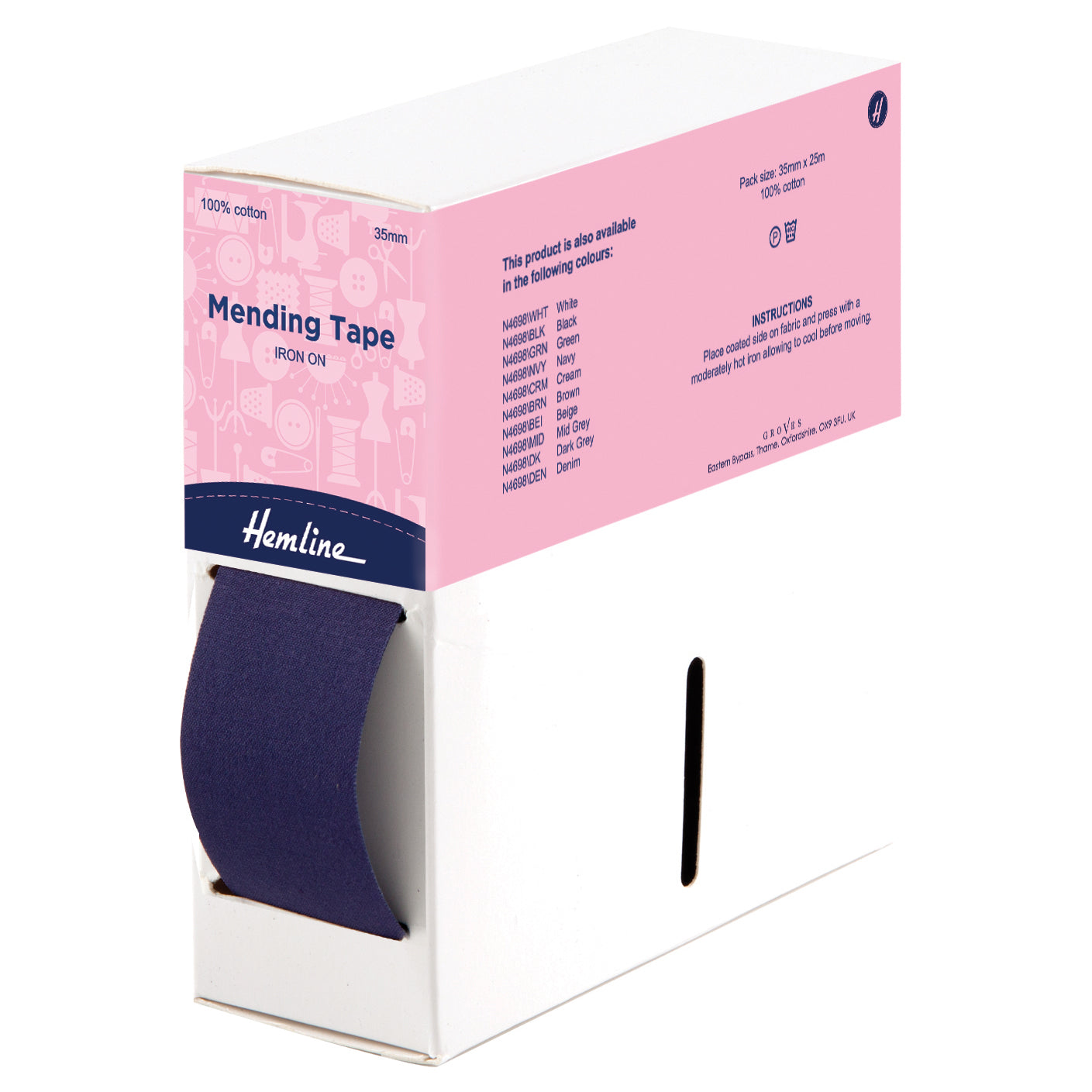 Iron-On Mending Tape: 35mm