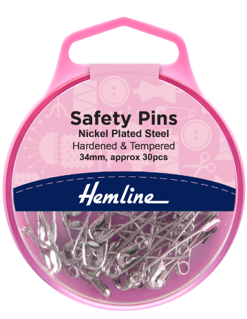 Safety Pins - Nickel Plated