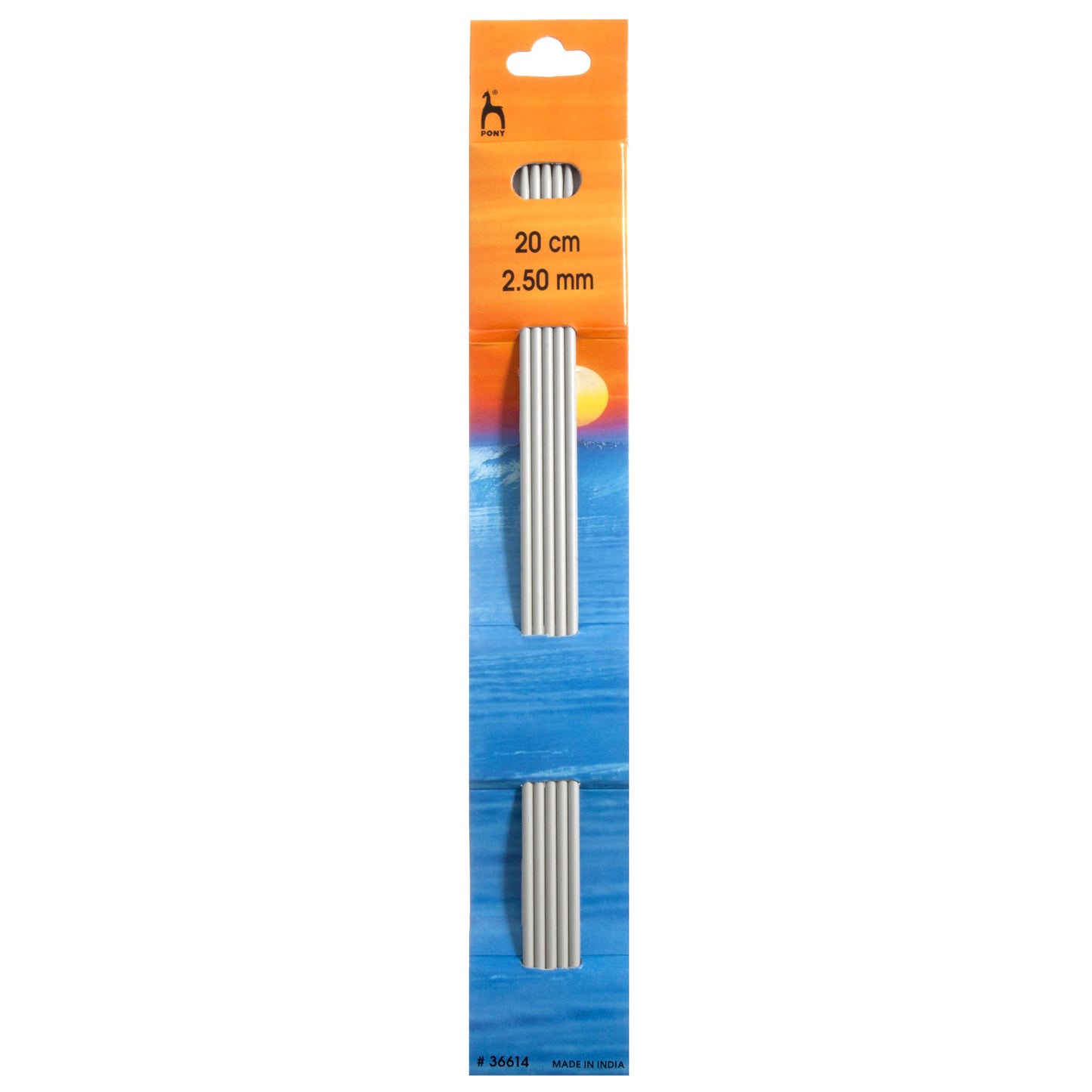 Knitting Pins: Double-Ended: Set of Five: 20cm x 2.50mm
