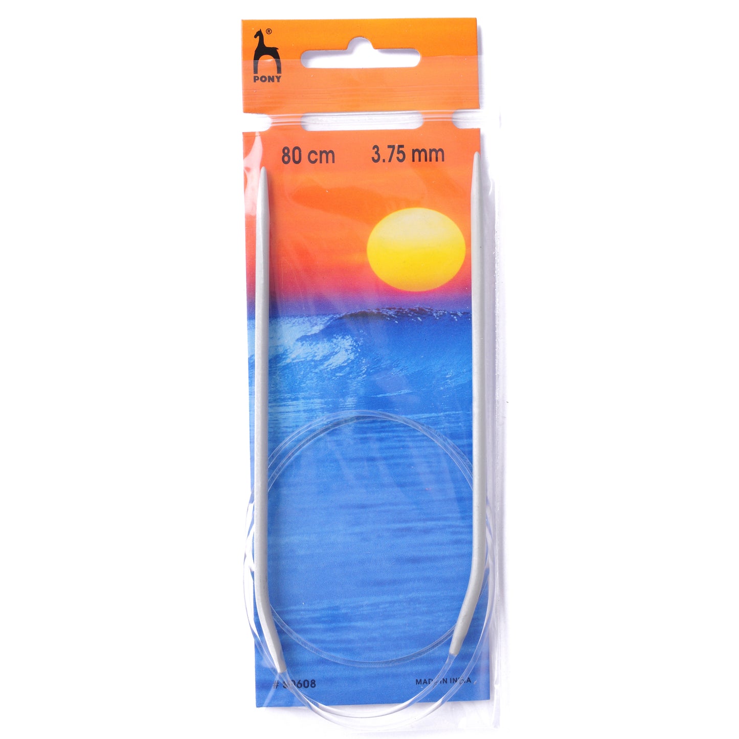 Knitting Pins: Circular: Fixed: Classic: 80cm x 3.75mm