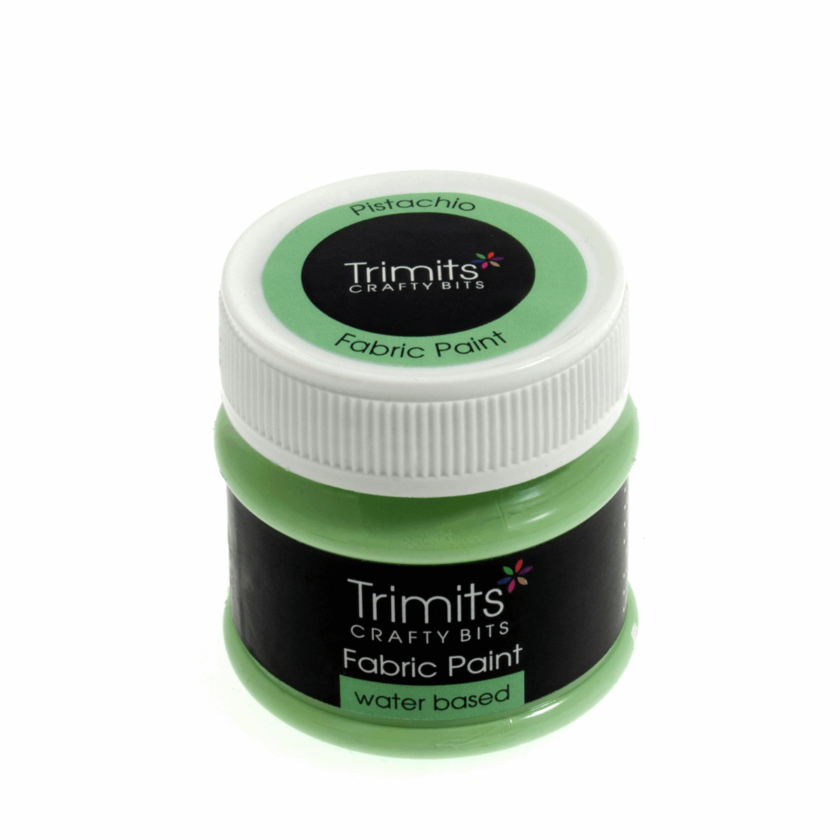 Trimits Fabric Paint: 50ml Pot: Pistachio