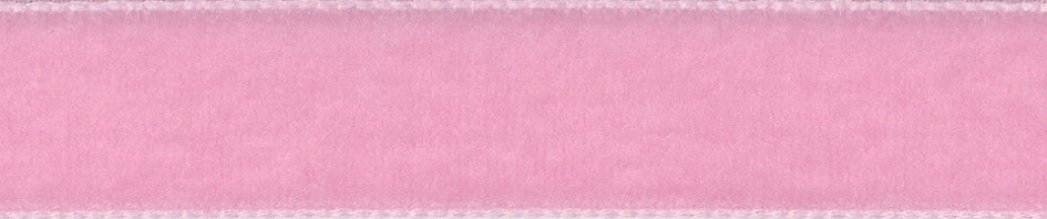 Ribbon: Velvet: Baby Pink: 1 Metre