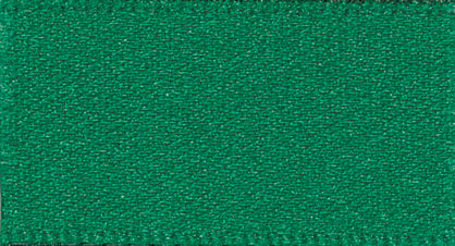 Ribbon: Double Faced Satin: Hunter Green: 1 Metre