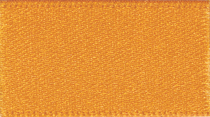 Ribbon: Double Faced Satin: Marigold: 1 Metre