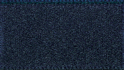 Ribbon: Double Faced Satin: Midnight: 1 Metre