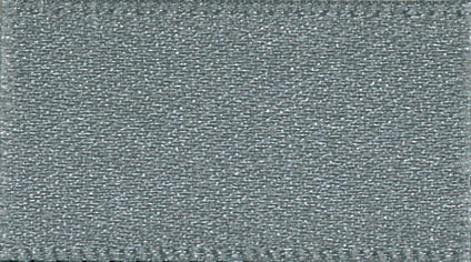 Ribbon: Double Faced Satin: Smoked Grey: 1 Metre