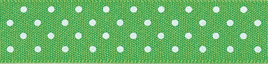 Ribbon: Micro Dot: Meadow: 1 Metre