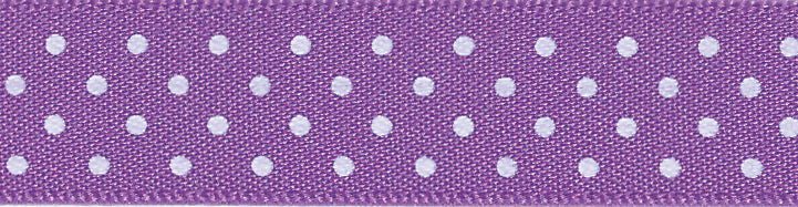 Ribbon: Micro Dot: Purple: 1 Metre