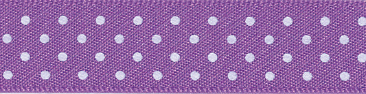 Ribbon: Micro Dot: Purple: 1 Metre