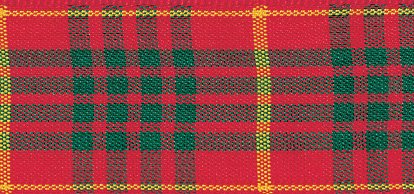 Ribbon: Woven Tartan: Cameron: 1 Metre