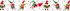 Ribbon: Santa's Elves: White and Multi: 1 Metre