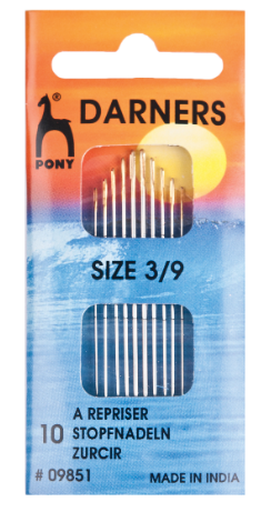 Hand Sewing Needles: Darners: Gold Eye