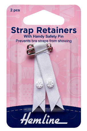 Shoulder Strap Retainer with Safety Pin