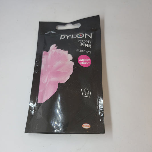 Dylon Fabric Dye: Hand Dye Sachet: 07 Peony Pink