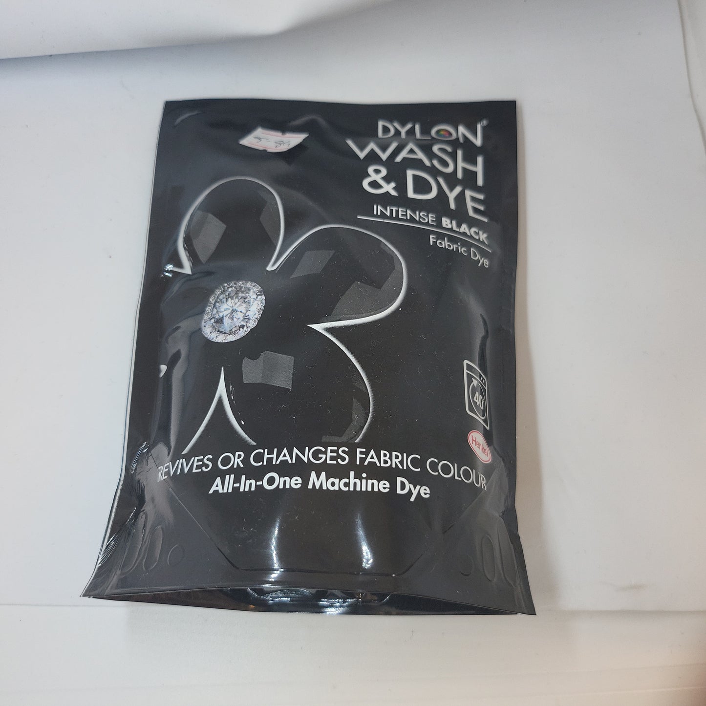 Dylon Fabric Dye: Wash & Dye Sachet: 01 Black