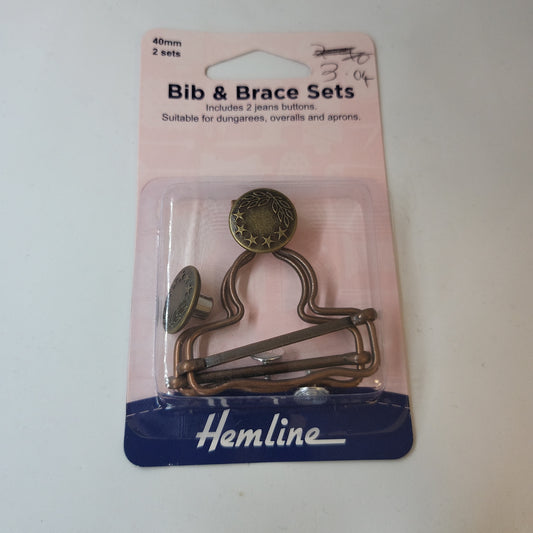 Bib and Brace Set: 40mm: 2 Pieces