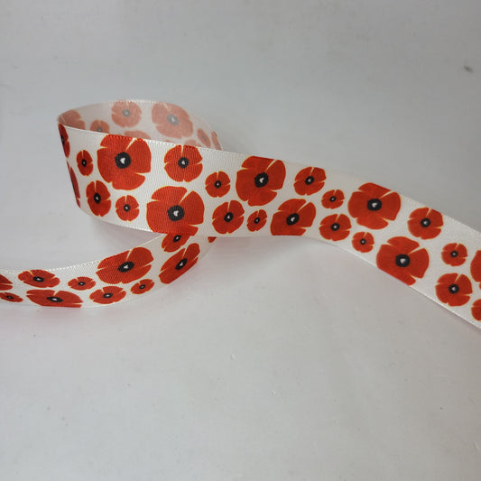 Ribbon: Poppy: Multi: 1 Metre